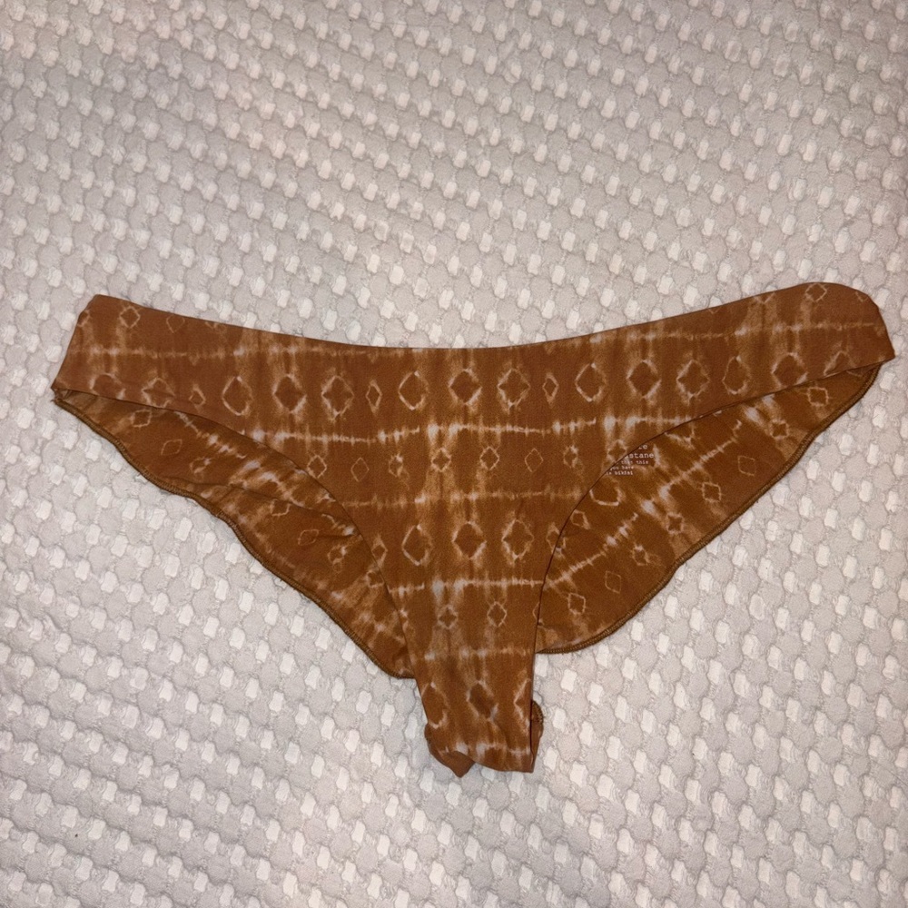 Boys + Arrows Brown Tie-Dye Bikini Bottom